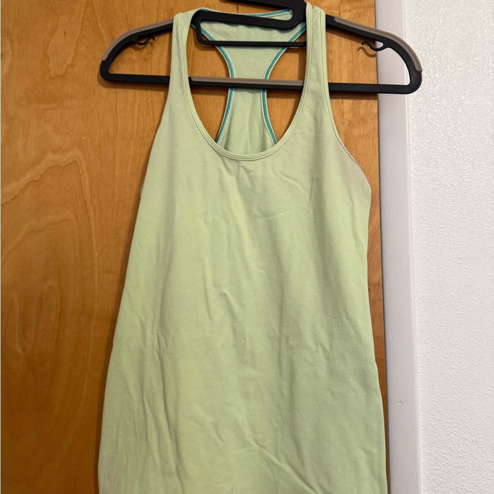 Lululemon Light Green Racerback Tank - Picture 3 of 3